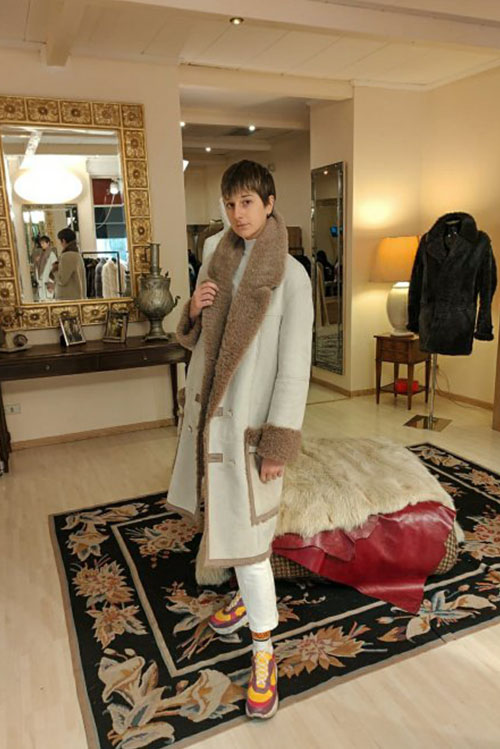 Montone Shearling Donna cool